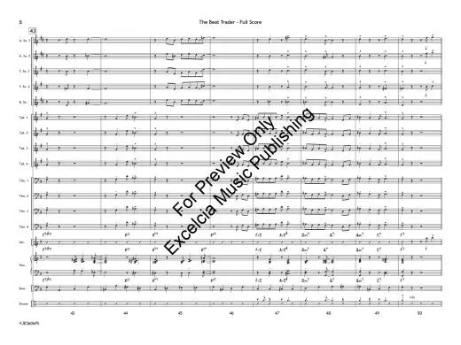 The Beat Trader - Zaremba - Jazz Ensemble - Gr. 3