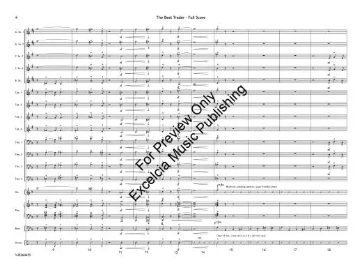 The Beat Trader - Zaremba - Jazz Ensemble - Gr. 3