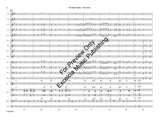 The Beat Trader - Zaremba - Jazz Ensemble - Gr. 3