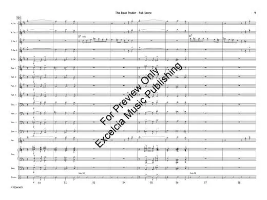 The Beat Trader - Zaremba - Jazz Ensemble - Gr. 3