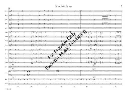The Beat Trader - Zaremba - Jazz Ensemble - Gr. 3