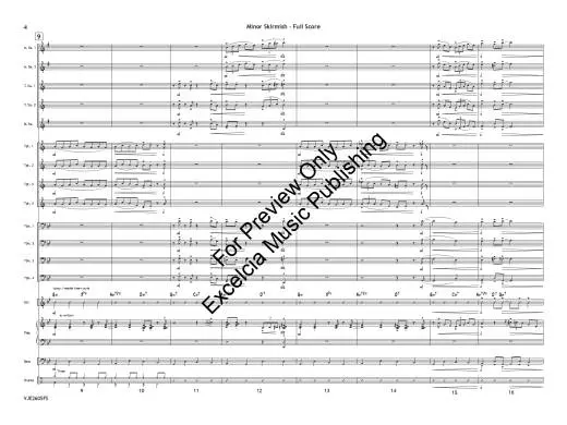 Minor Skirmish - Artau - Jazz Ensemble - Gr. 3
