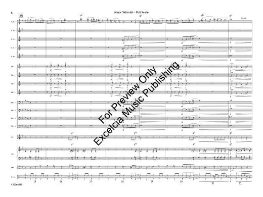 Minor Skirmish - Artau - Jazz Ensemble - Gr. 3