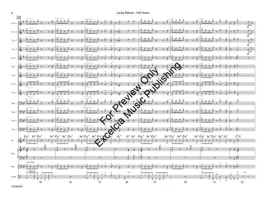 Lucky Eleven - Silva - Jazz Ensemble - Gr. 3