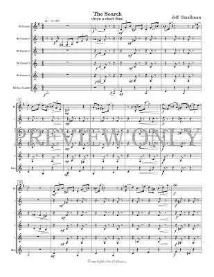 The Search - Smallman - Clarinet Ensemble