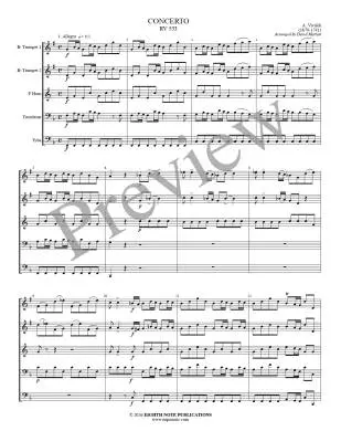 Concerto, RV 533 - Vivaldi/Marlatt - Brass Quintet