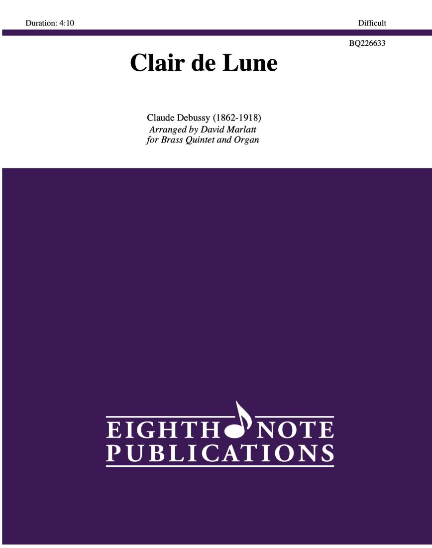Clair de Lune - Debussy/Marlatt - Brass Quintet/Organ