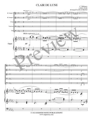 Clair de Lune - Debussy/Marlatt - Brass Quintet/Organ