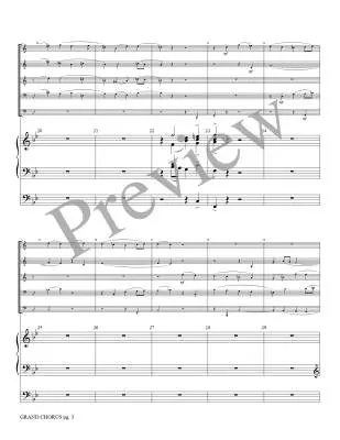 Grand Chorus (from 12 Pieces for Organ) - Dubois/Marlatt - Brass Quintet/Organ