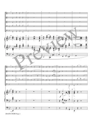 Grand Chorus (from 12 Pieces for Organ) - Dubois/Marlatt - Brass Quintet/Organ