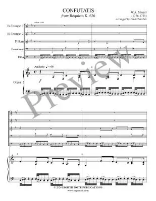 Confutatis (from Requiem K. 626) -  Mozart/Marlatt - Brass Quintet/Organ