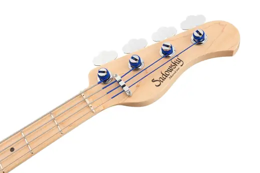 MetroLine 24-Fret Vintage J/J 4-String Bass, Maple Fingerboard - Ocean Blue