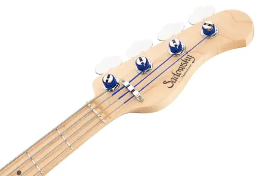 MetroLine 24-Fret Vintage J/J 4-String Bass, Maple Fingerboard - Almond Sunburst