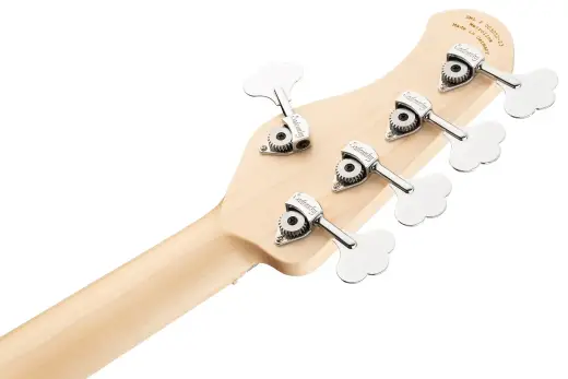 MetroLine 24-Fret Vintage J/J 5-String Bass, Maple Fingerboard - Almond Sunburst