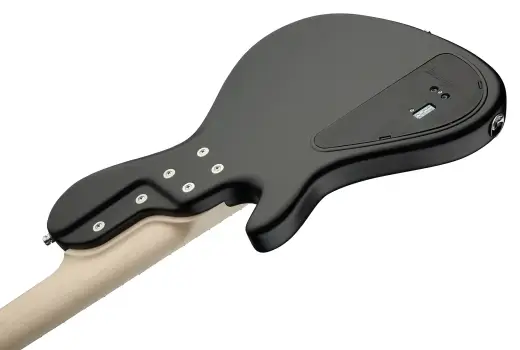 MetroLine 24-Fret Single Cut 5-String Bass, Maple Fingerboard - Black