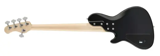 MetroLine 24-Fret Single Cut 5-String Bass, Maple Fingerboard - Black