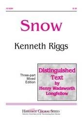 The Lorenz Corporation - Snow - Longfellow/Riggs - 3pt Mixed
