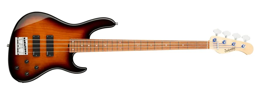 MetroLine 24-Fret Modern 4-String Bass, Morado Fingerboard - \'59 Burst