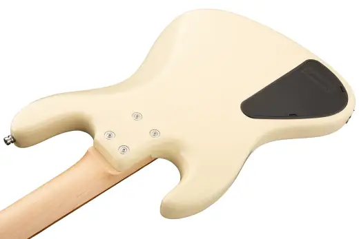 MetroLine 21-Fret Verdine White Artist Line 4-String Bass, Morado Fingerboard - Olympic White
