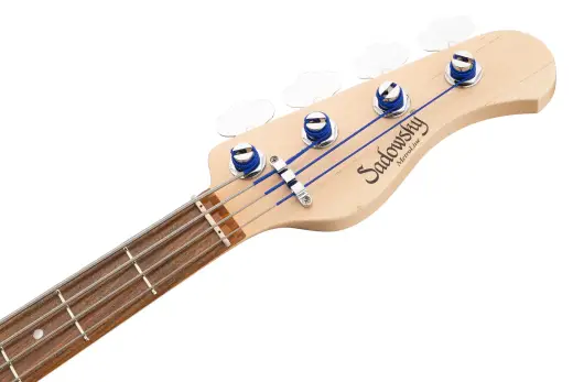 MetroLine 21-Fret Verdine White Artist Line 4-String Bass, Morado Fingerboard - Olympic White