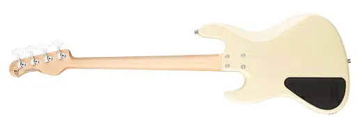 MetroLine 21-Fret Verdine White Artist Line 4-String Bass, Morado Fingerboard - Olympic White