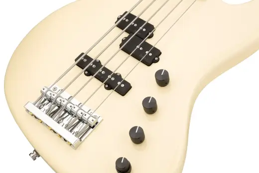 MetroLine 21-Fret Verdine White Artist Line 5-String Bass, Morado Fingerboard - Olympic White