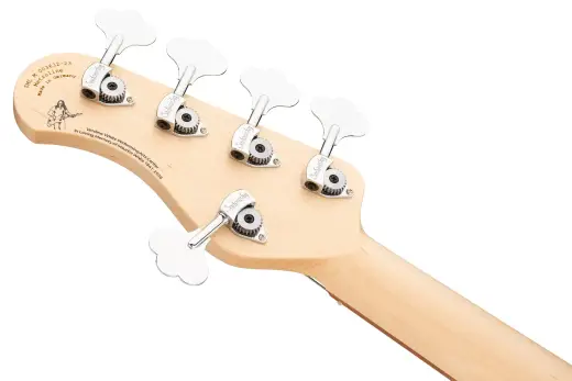 MetroLine 21-Fret Verdine White Artist Line 5-String Bass, Morado Fingerboard - Olympic White