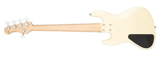 MetroLine 21-Fret Verdine White Artist Line 5-String Bass, Morado Fingerboard - Olympic White