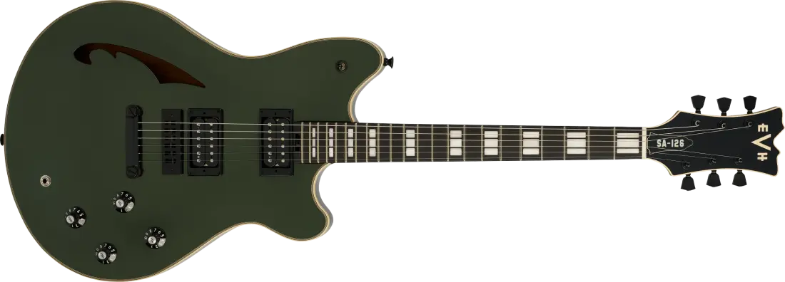 SA-126 Special Electric Guitar with Case - Lambo Green