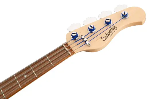 MetroLine 24-Fret Modern 4-String Bass, Morado Fingerboard - Black