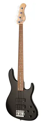MetroLine 24-Fret Modern 4-String Bass, Morado Fingerboard - Black