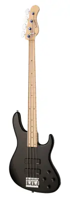 MetroLine 24-Fret Modern 4-String Bass, Maple Fingerboard - Black