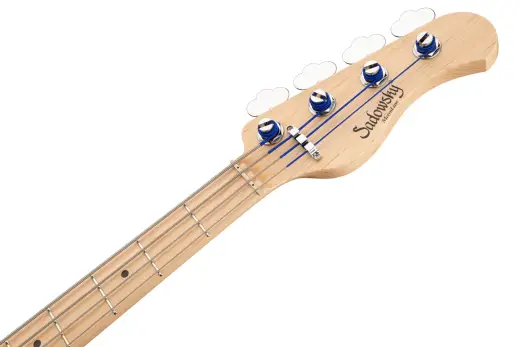 MetroLine 24-Fret Modern 4-String Bass, Maple Fingerboard - Black