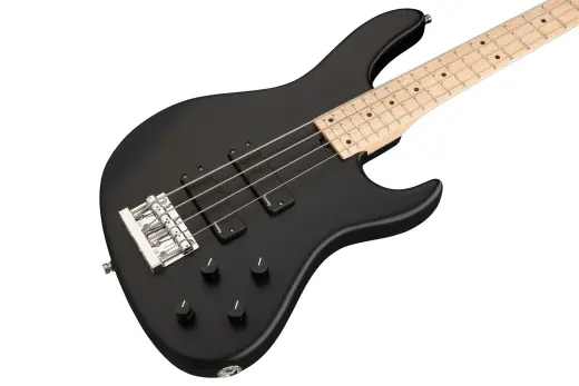 MetroLine 24-Fret Modern 4-String Bass, Maple Fingerboard - Black