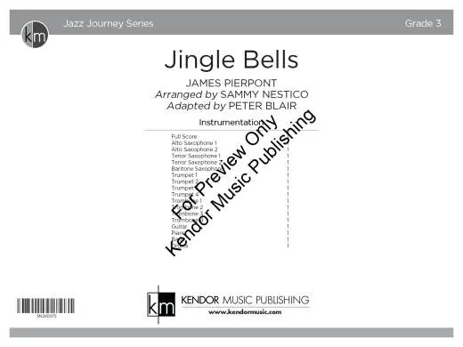 Jingle Bells - Pierpont/Blair - Jazz Ensemble - Gr. 3