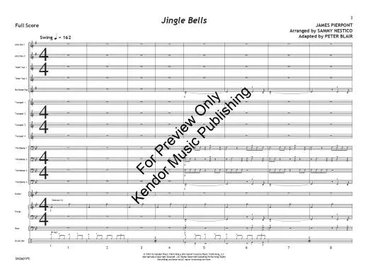 Jingle Bells - Pierpont/Blair - Jazz Ensemble - Gr. 3