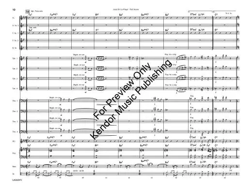Jazz en la Playa (Jazz on the Beach) - Jarvis - Jazz Ensemble - Gr. 4