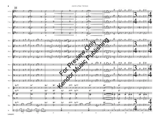 Jazz en la Playa (Jazz on the Beach) - Jarvis - Jazz Ensemble - Gr. 4