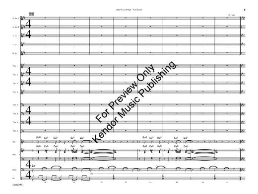 Jazz en la Playa (Jazz on the Beach) - Jarvis - Jazz Ensemble - Gr. 4