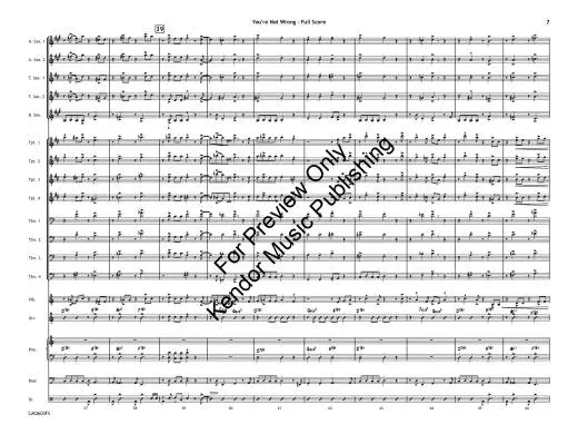 You\'re Not Wrong - Berg - Jazz Ensemble - Gr. 4