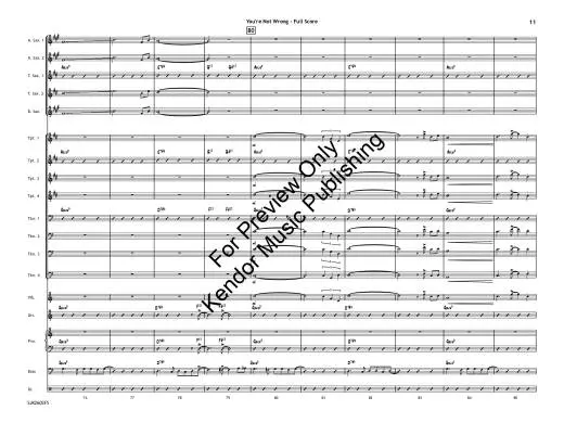You\'re Not Wrong - Berg - Jazz Ensemble - Gr. 4