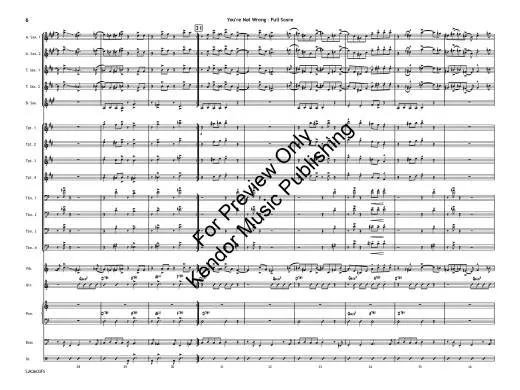 You\'re Not Wrong - Berg - Jazz Ensemble - Gr. 4