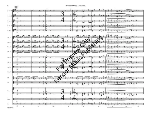 You\'re Not Wrong - Berg - Jazz Ensemble - Gr. 4