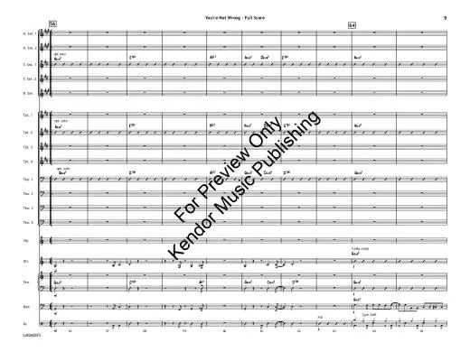 You\'re Not Wrong - Berg - Jazz Ensemble - Gr. 4