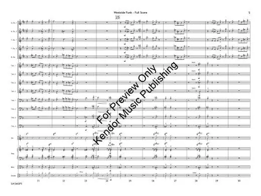 Westside Funk - Yasinitsky - Jazz Ensemble - Gr. 4