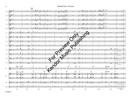 Westside Funk - Yasinitsky - Jazz Ensemble - Gr. 4