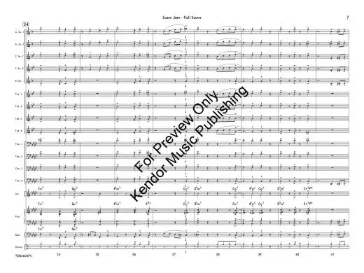 Scam Jam - Beach/Shutack - Jazz Ensemble - Gr. 3