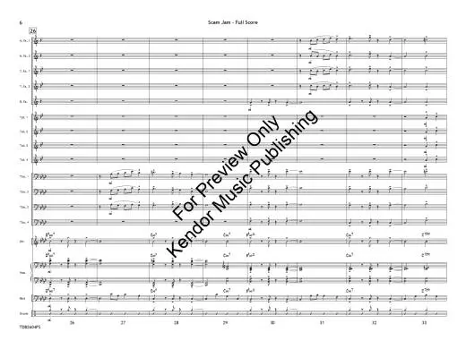 Scam Jam - Beach/Shutack - Jazz Ensemble - Gr. 3