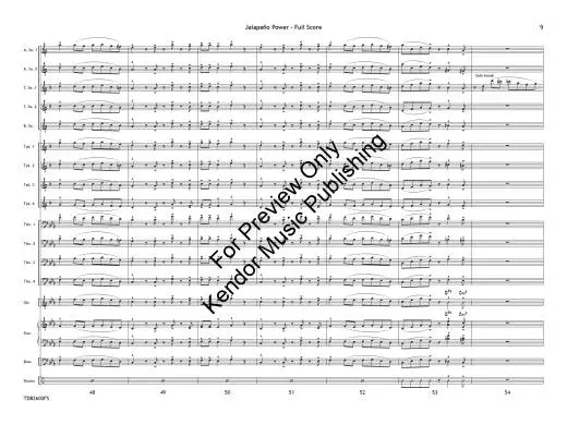 Jalapeno Power - Beach - Jazz Ensemble - Gr. 3