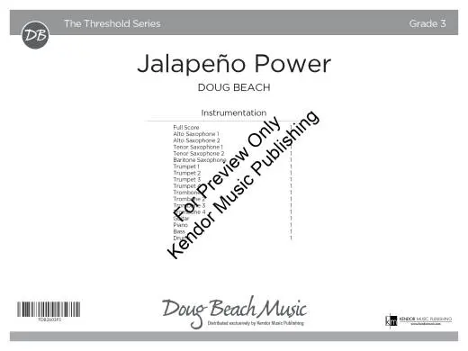 Jalapeno Power - Beach - Jazz Ensemble - Gr. 3